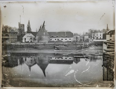 The view looking across the Thames towards Fulham.